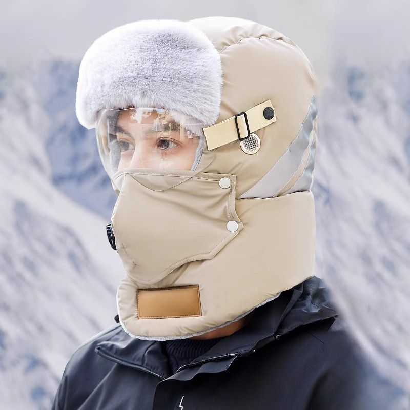 💖Soldes ! Prix cassés💖Chapeau de trappeur chaud avec bande réfléchissante de sécurité