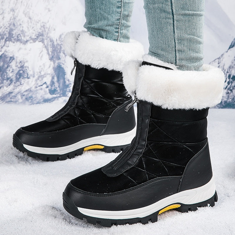 🔥DERNIER JOUR DE SOLDES 50 % DE RÉDUCTION🔥 Bottes de neige chaudes antidérapantes à fermeture éclair pour femmes