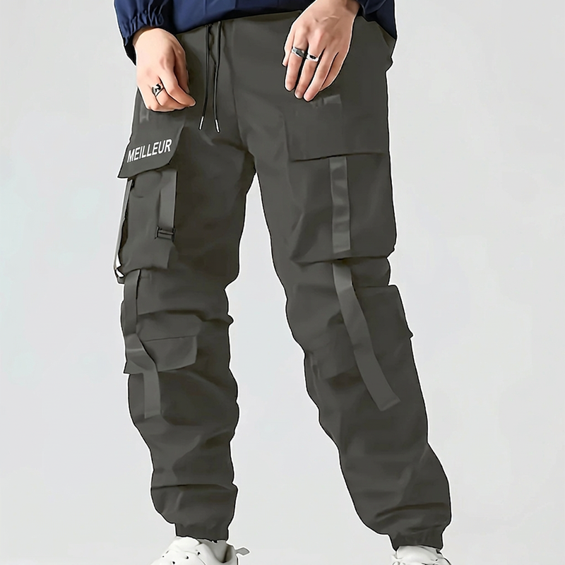 Pantalons cargo amples pour hommes