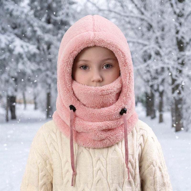 💖Soldes ! Prix cassés💖Cagoule de cyclisme thermique et coupe-vent pour enfants