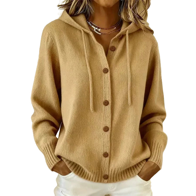 💖Soldes ! Prix cassés💖Cardigan en maille à capuche confortable pour femme
