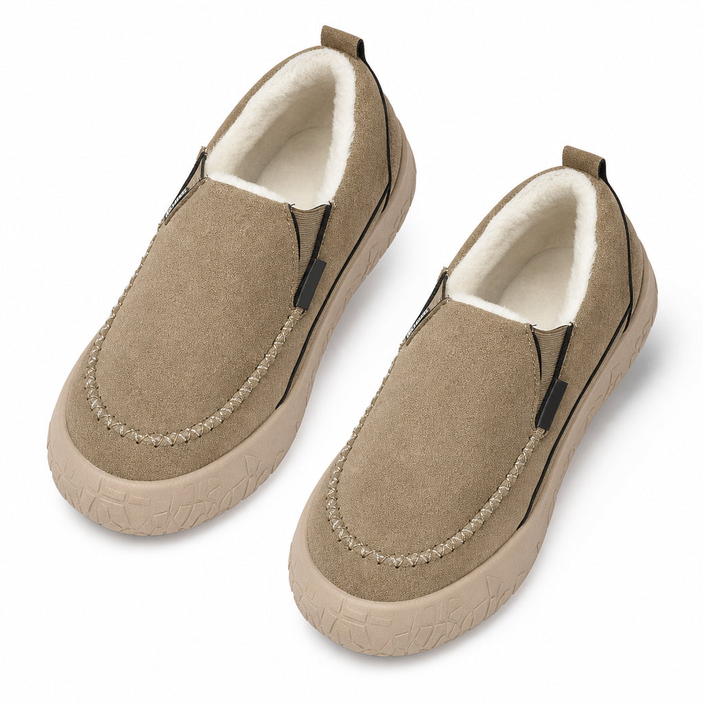 Bottes de neige pour femmes, douces, confortables et antidérapantes, avec une coupe large
