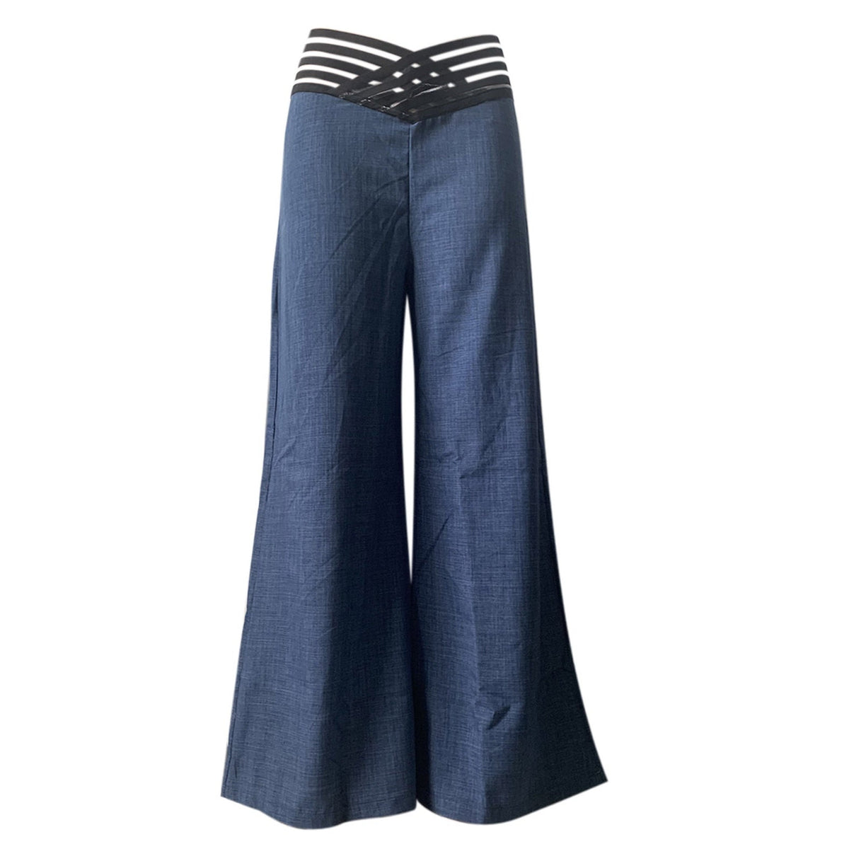 ✨ Pantalon large décontracté à taille haute pour femme, jambe large : facile à porter au quotidien 👖