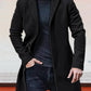 ⏳Liquidation totale⏳Veste de couleur unie à boucle simple pour hommes
