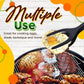 🍳✨ Quelle bonne affaire ! Pince-Spatule 2 en 1 pour Cuisine – Embouts en Silicone Alimentaire, Antiadhésif, Résistant à la Chaleur, Poignée Longue Confy ✨