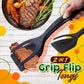 🍳✨ Quelle bonne affaire ! Pince-Spatule 2 en 1 pour Cuisine – Embouts en Silicone Alimentaire, Antiadhésif, Résistant à la Chaleur, Poignée Longue Confy ✨