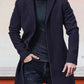 ⏳Liquidation totale⏳Veste de couleur unie à boucle simple pour hommes