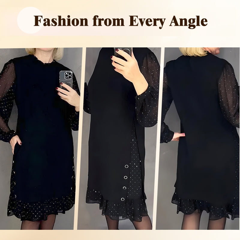 👗 50% DE RÉDUCTION ! ✨ Robe Femme à Strass – Élégante, Confortable & Parfaite pour Toutes Occasions 💫