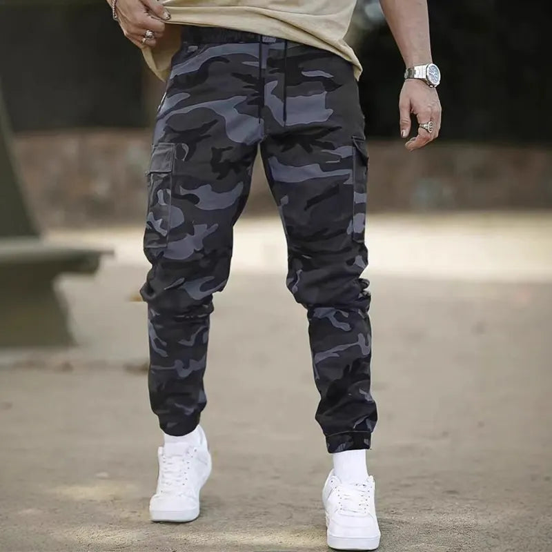 ⏳Liquidation totale⏳Pantalon de travail décontracté à motif camouflage