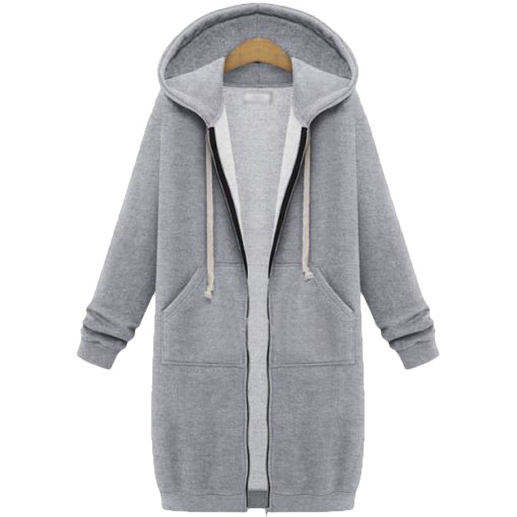 📢📢50 % de réduction🔥✨ Sweats à capuche en polaire à fermeture éclair pour femmes