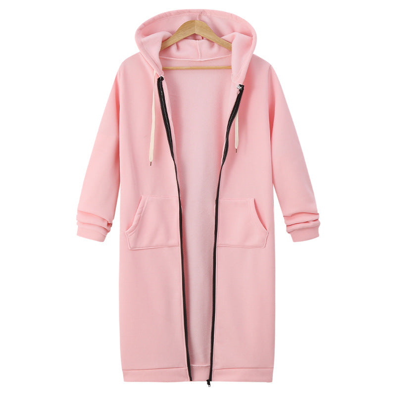 📢📢50 % de réduction🔥✨ Sweats à capuche en polaire à fermeture éclair pour femmes
