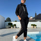 🎁 Hot Sale 63% OFF 🔥Ensemble décontracté 2 pièces à capuche et pantalon de jogging pour femmes