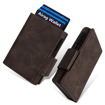 👜 Remise exclusive de 50 % ! 🔒 Portefeuille fin pour homme – idéal pour les navetteurs et les voyageurs ✈️ | RFID, AirTag et pop-up ✨