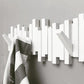 Porte-manteau mural créatif avec pinces rétractables