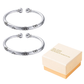💫Bracelet rigide vintage à motif floral argenté💫Achetez-en 1, obtenez-en 1 gratuit MAINTENANT !!💥