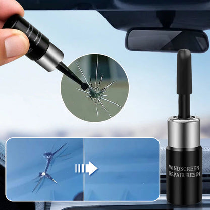 🔧 Kit de Réparation de Verre Fissuré – Résultat Invisible en 20 Min, Facile à Utiliser 💎