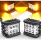 🎉 Offre à durée limitée 50 % de réduction 🎉 Feux de voiture LED double face bicolores.