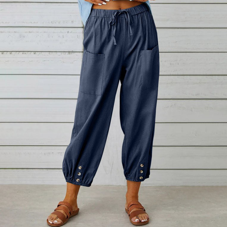 🔥Nouvelle Arrivée🔥Pantalon ample droit à jambe large pour femmes