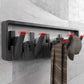 Porte-manteau mural créatif avec pinces rétractables