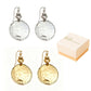 Boucles d'oreilles pendantes vintage en métal martelé