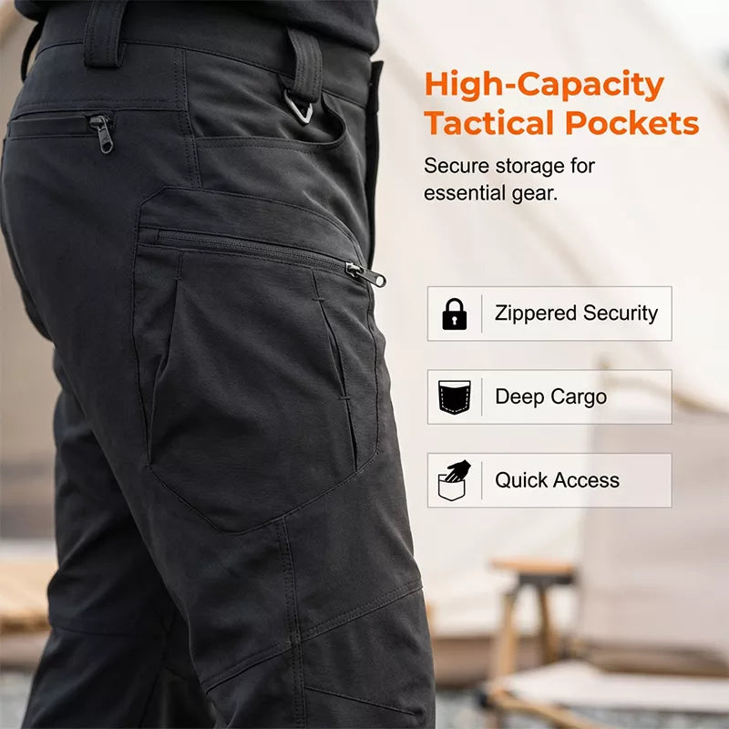 👖🛠️ PROMO LIMITÉE 50% ! Pantalon de Travail Homme Tous Métiers – Tissu Composite Durable, Multi-Poches Utilitaires, Renforts Genoux, Confort Toutes Saisons 🌡️