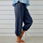 🔥Nouvelle Arrivée🔥Pantalon ample droit à jambe large pour femmes