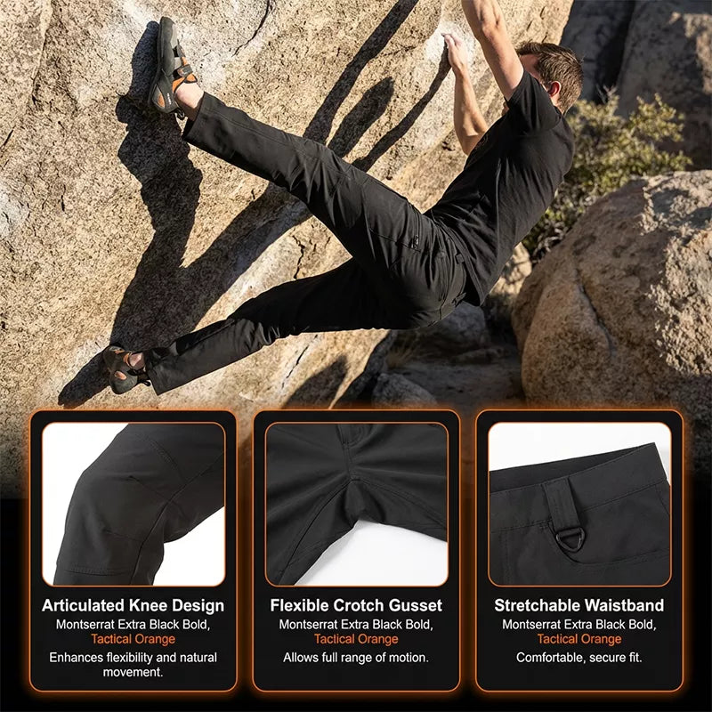 👖🛠️ PROMO LIMITÉE 50% ! Pantalon de Travail Homme Tous Métiers – Tissu Composite Durable, Multi-Poches Utilitaires, Renforts Genoux, Confort Toutes Saisons 🌡️