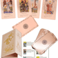 📢50% DE RÉDUCTION✨Jeu de Tarot « Witchy Cauldron » Rose Gold – 80 Cartes Feuille d’Aluminium + Livre Guide Inclus⚡