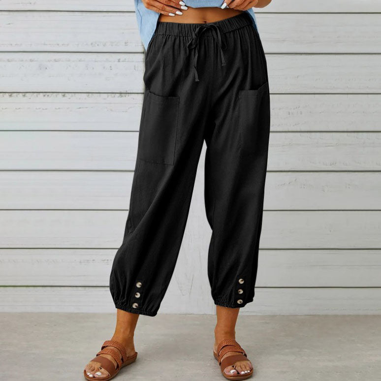 🔥Nouvelle Arrivée🔥Pantalon ample droit à jambe large pour femmes