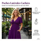 👗✨ PROMO LIMITÉE 50% ! Robe Femme en V à Devant Bouclé – Tissu Fluide Doux, Poches Latérales, Coupe Large, 4 Couleurs, Taille XL-5XL, Parfaite pour Toutes Occasions 🌺