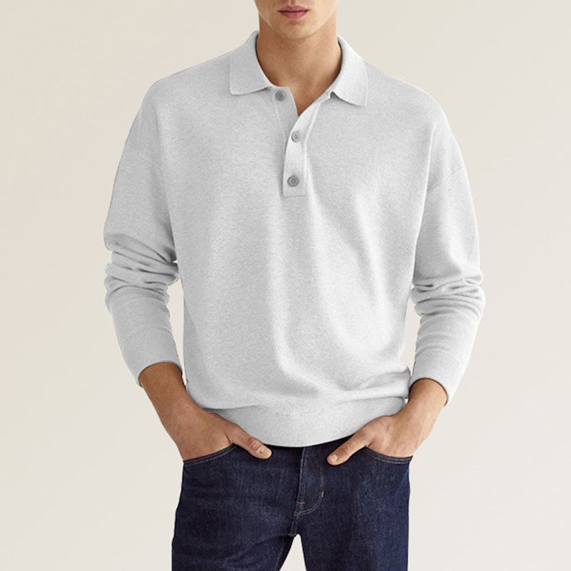 🔥Grande vente 50% DE RÉDUCTION🔥Chemise décontractée à manches longues et revers amples pour hommes
