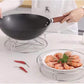 Support à casseroles en acier inoxydable, support à casseroles rond, support à casseroles en métal, articles indispensables pour la cuisine