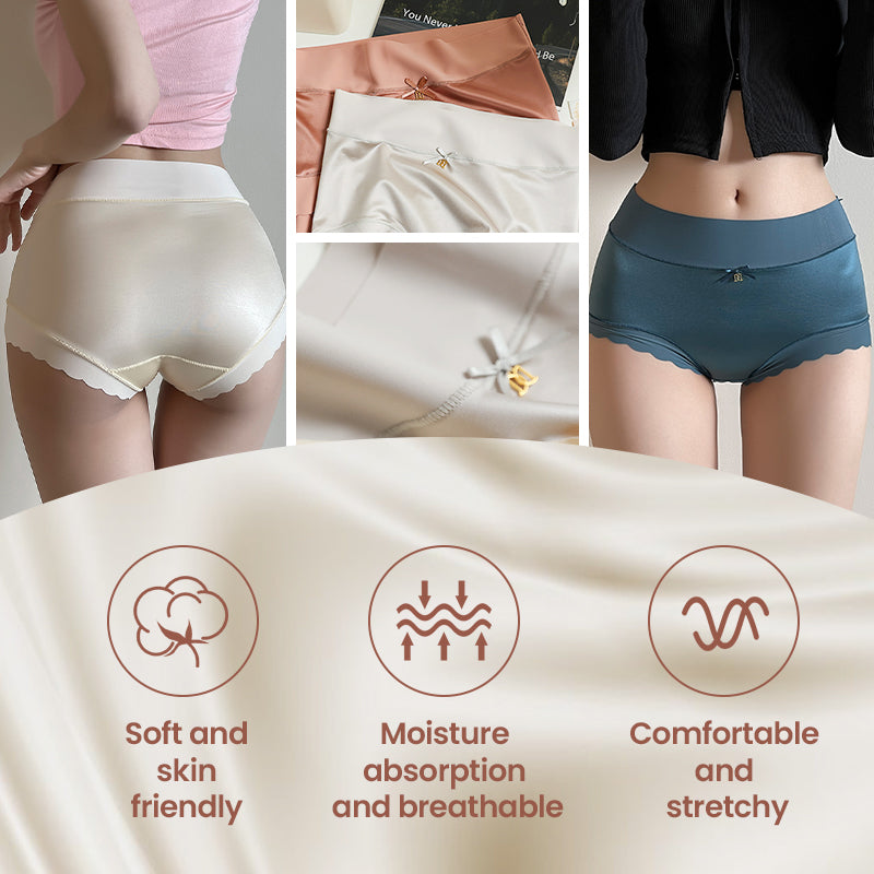 🔥 Culottes en satin haut de gamme, antibactériennes et évacuant l'humidité