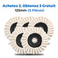 ✨ ACHETEZ 1, OBTENEZ 1 GRATUIT ! Disque de Polissage en Laine pour Meuleuse d’Angle – Finition Miroir Brillante, Durable & Polyvalent (Diamètre 125/150 mm)