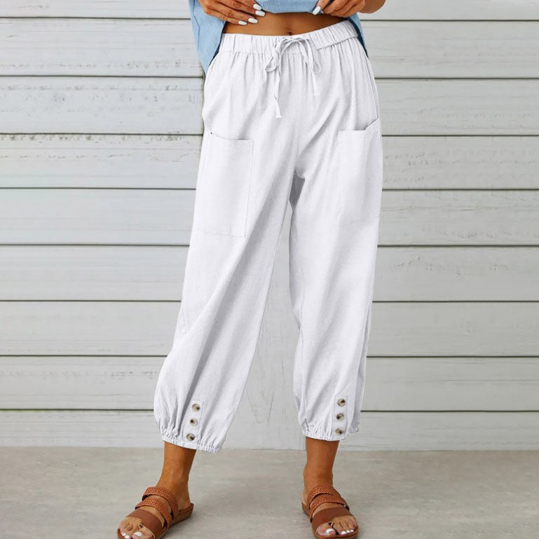 🔥Nouvelle Arrivée🔥Pantalon ample droit à jambe large pour femmes
