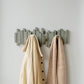 Porte-manteau mural créatif avec pinces rétractables