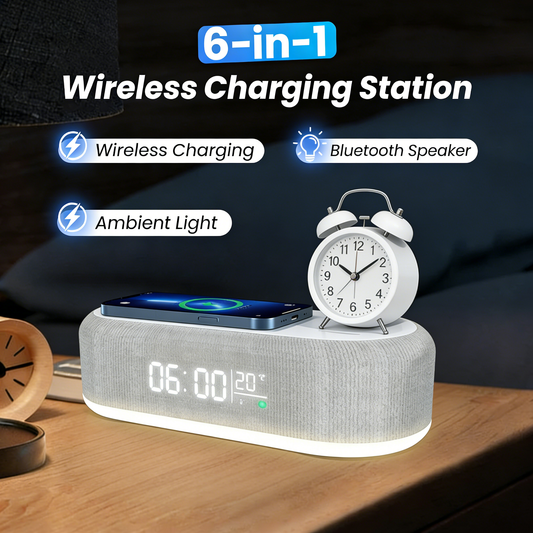 💎50% DE RÉDUCTION !💎Station de recharge sans fil 6 en 1