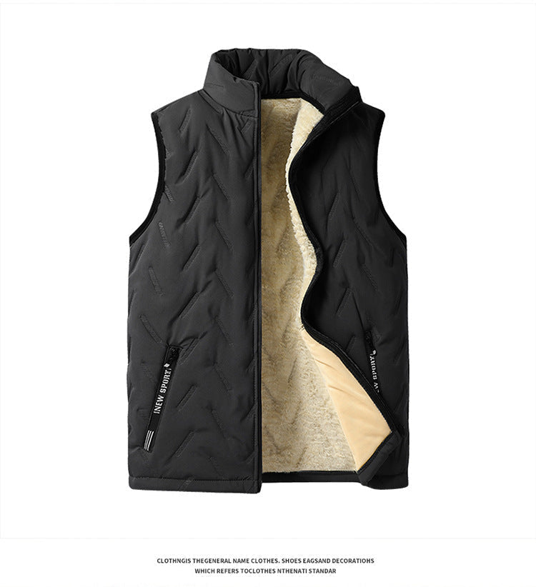 💖Offre spéciale Noël !❄️Gilet Sans Manches Unisexe🧥Doublure Polaire Chaude et Coupe Moderne, Idéal pour la Superposition Hivernale📦