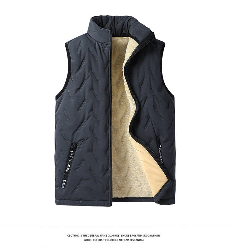 💖Offre spéciale Noël !❄️Gilet Sans Manches Unisexe🧥Doublure Polaire Chaude et Coupe Moderne, Idéal pour la Superposition Hivernale📦