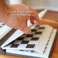 Boîte d'échecs magnétique internationale