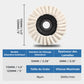 ✨ ACHETEZ 1, OBTENEZ 1 GRATUIT ! Disque de Polissage en Laine pour Meuleuse d’Angle – Finition Miroir Brillante, Durable & Polyvalent (Diamètre 125/150 mm)