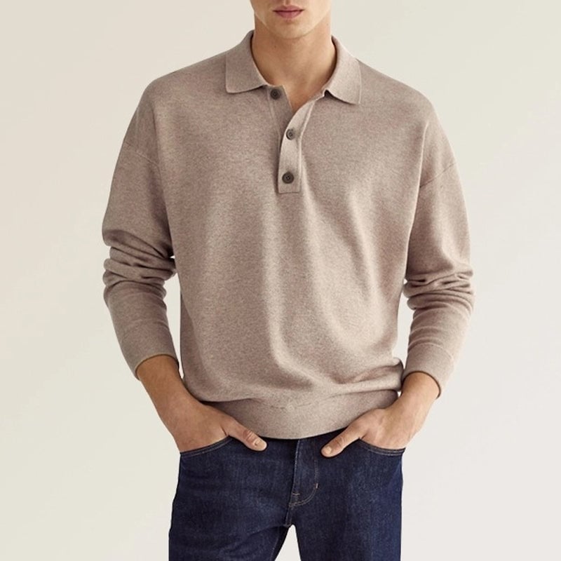🔥Grande vente 50% DE RÉDUCTION🔥Chemise décontractée à manches longues et revers amples pour hommes
