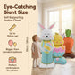 🐰 61% DE RÉDUCTION ! 🎉 Ballons 3D sur Pied pour Pâques – Géants Lapin/Carotte/Poussin/Œuf – Décoration Festive, Gonflage à l'Air & Parfait pour Enfants/Jardin 🌷