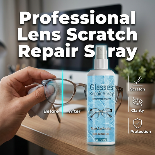 💥DERNIER JOUR DE SOLDE : 50 % DE RÉDUCTION💥 Spray réparateur de rayures pour verres 👓✨ – Élimine les micro-rayures, ne laisse pas de traces, sans danger pour les revêtements