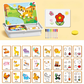 Boîte à puzzle magnétique pour enfants avec jeu et planche à dessi