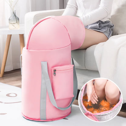 🔥 VENTE LIMITÉE – 50 % de réduction ! 🔥 Bassin de Bain de Pied Pliable – Double Paroi, Thermique & Portable 🛁✨