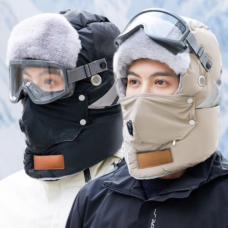 💖Soldes ! Prix cassés💖Chapeau de trappeur chaud avec bande réfléchissante de sécurité