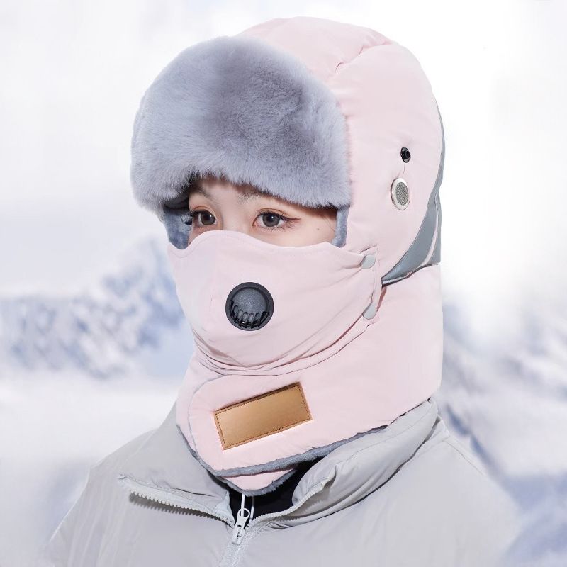 💖Soldes ! Prix cassés💖Chapeau de trappeur chaud avec bande réfléchissante de sécurité