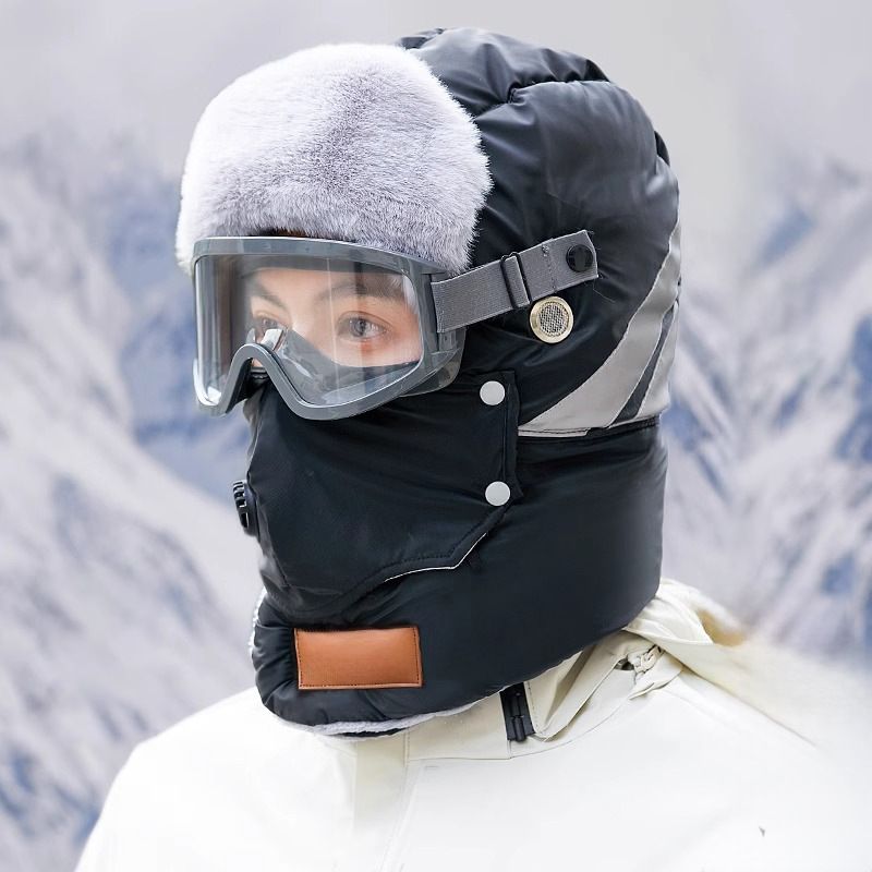 💖Soldes ! Prix cassés💖Chapeau de trappeur chaud avec bande réfléchissante de sécurité