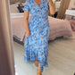 👗 49% DE RÉDUCTION ! 💃 Robe Longue à Col en V Imprimée – Coupe Élégante, Tissu Confortable & Style Polyvalent ✨